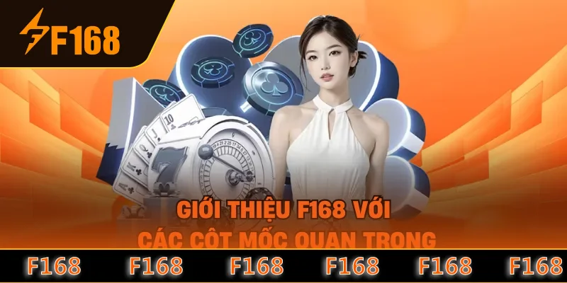 Giới thiệu F168 với các cột mốc quan trọng